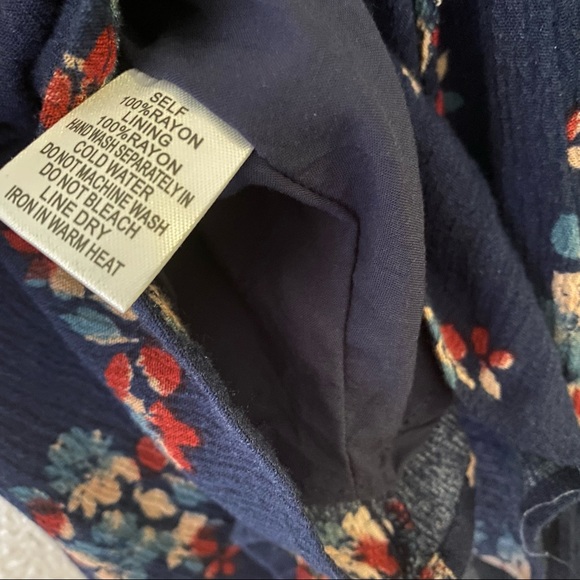 Cotton Candy LA Navy blue Floral Dress - Picture 8 of 9